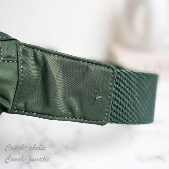 Tory Burch Nylon Belt Bag Fanny Pack 170436 in Basil Lightweight NWT - Picture 5 of 8